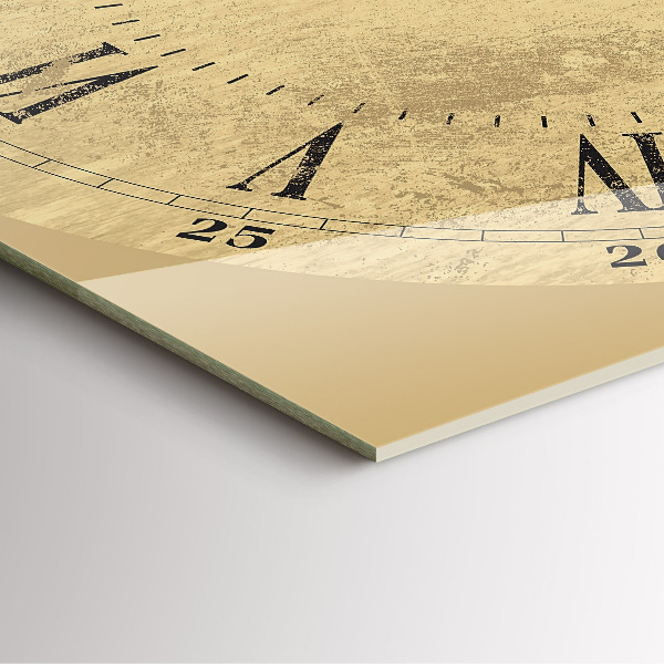 Orologio quadrato Numeri romani in bronzo