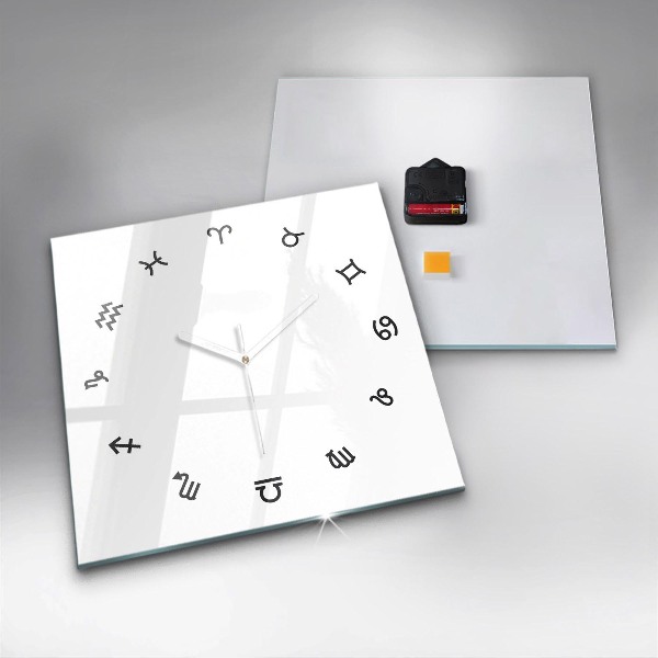 Orologio quadrato Zodiaci minimalisti