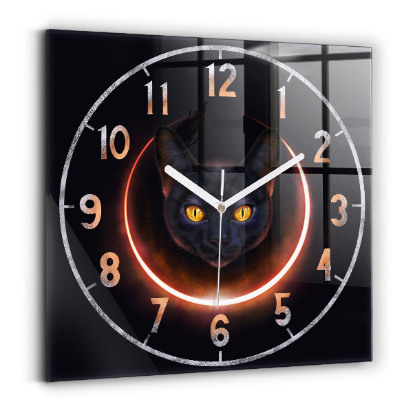 Orologio quadrato Gatto magico
