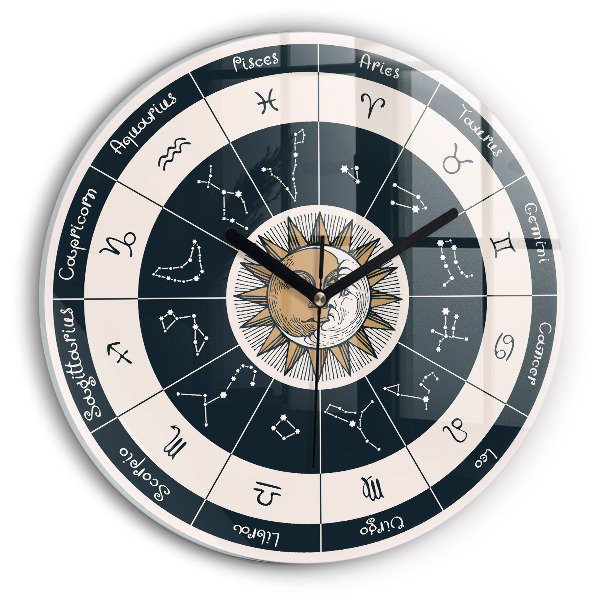 Orologio rotondo Costellazioni zodiacali