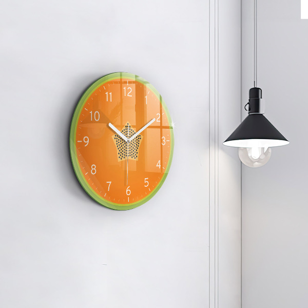 Orologio rotondo Frutto di papaya
