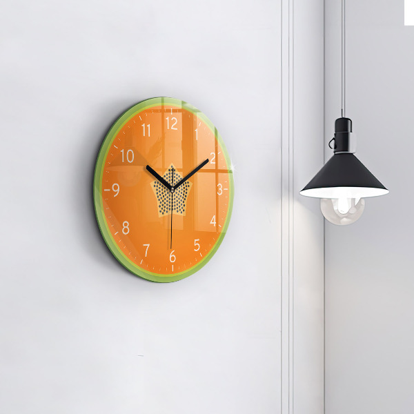 Orologio rotondo Frutto di papaya