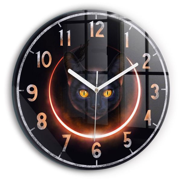 Orologio rotondo Gatto magico