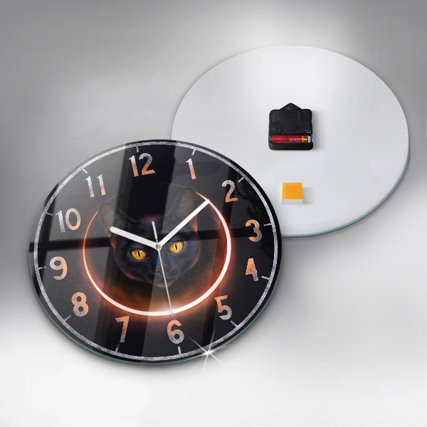 Orologio rotondo Gatto magico